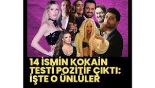 14 ünlü  pozitif çıktı