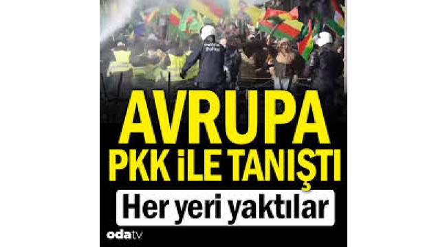 Avrupa PKK ile tanıştı: Her yeri yaktılar