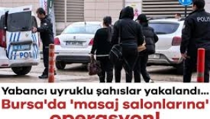 Bursa’da masör operasyonu: 3 kişi yakalandı
