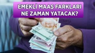 Emeklilerin zam farkı ne zaman yatacak? Ödeme tarihi belli oldu!