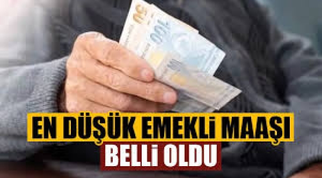 En düşük emekli maaşı belli oldu