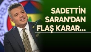 Fenerbahçe seçime gidiyor! Sadettin Saran'dan ilk açıklama