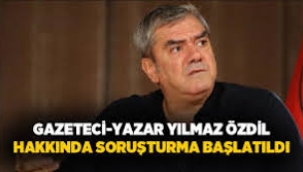 Gazeteci Yılmaz Özdil hakkında soruşturma açıldı: 