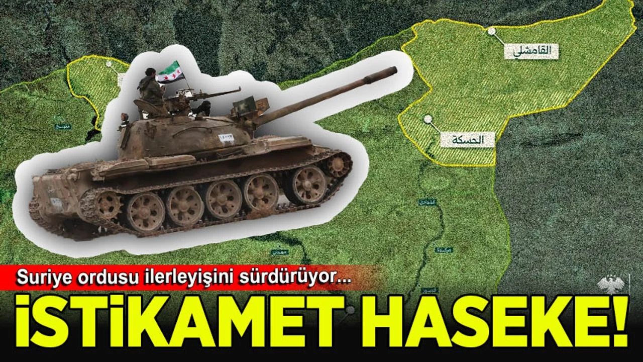 Haseke hattında namlular sıcak! Suriye ordusundan dev sevkiyat