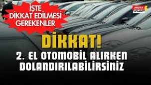 İkinci el otomobilde bu dolandırıcılığa dikkat!