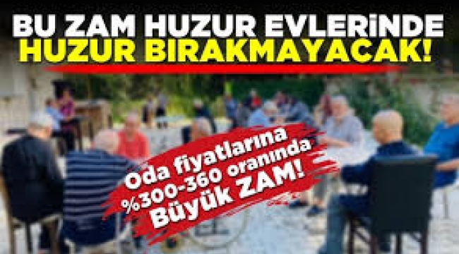 İstanbul'da huzurevi fiyatlarına zam geldi! Rakamlar huzur kaçırıyor…