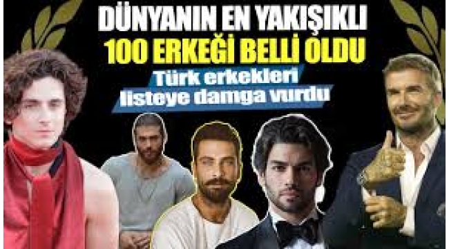 İşte dünyanın en yakışıklı 100 erkeği! Listeye sadece dört Türk girebildi…