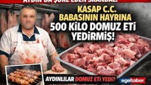 Kasap, cami çıkışı cemaate 500 kilo domuz eti yedirmiş!