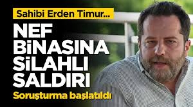 Levent'te Erden Timur'un Binası Kurşunlandı