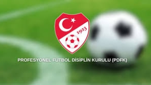 PFDK, 103 futbol menajerine 45 gün ila 12 ay men cezası verdi