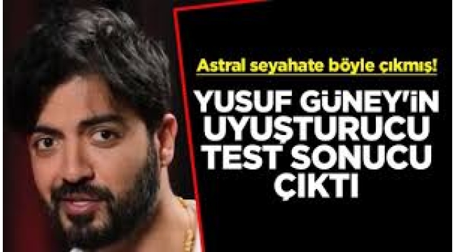 Şarkıcı Yusuf Güney'in astral gezisinin yakıtı 'kokain' çıktı!