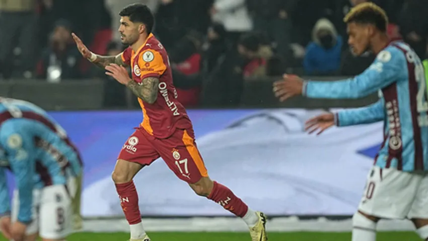Süper Kupa'da İlk finalist belli oldu! Galatasaray Trabzonspor'u 4 golle geçti