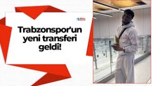 Trabzonspor'un yeni transferi İstanbul'a geldi