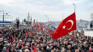 Yüz binlerce kişi Gazze için yürüdü