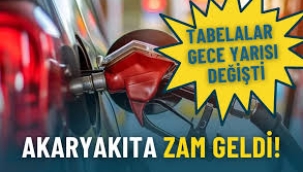 Akaryakıta gece yarısı zam geldi!