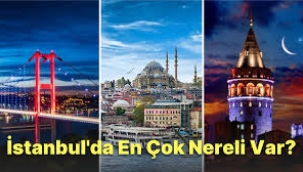 İstanbul'da en çok ve en az hangi memleketli var? Liste açıklandı: