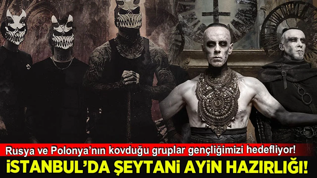 İstanbul'da Şeytani ayin hazırlığı