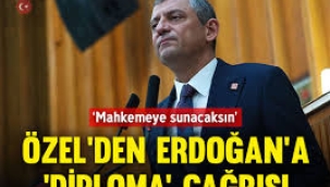 Özgür Özel'den Erdoğan'a 'Diploma' çağrısı: 'Varsa mahkemeye sunacaksın!'