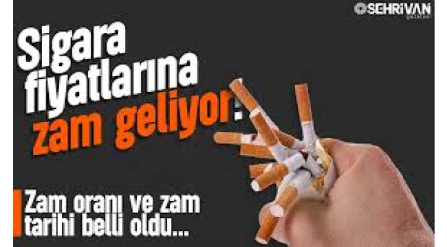 Sigaraya dev zam geliyor