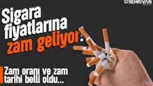 Sigaraya dev zam geliyor