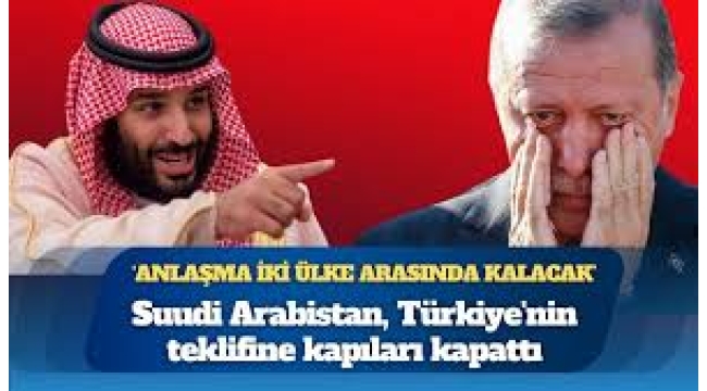 Suudi Arabistan Türkiye'ye kapıları kapattı!