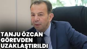 Bolu Belediye Başkanı Tanju Özcan görevden uzaklaştırıldı