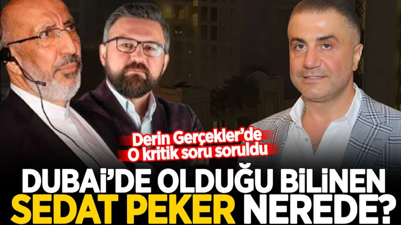 Bülent Deniz, Dilipak'a sordu: Sedat Peker nerede?