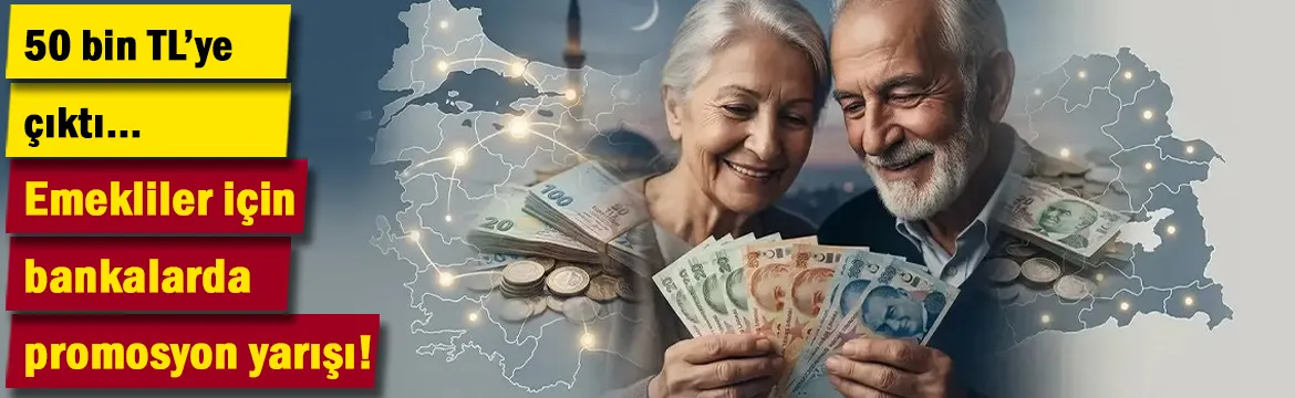 Emekliler için bankalarda promosyon yarışı: Rakam 50 bin TL'ye çıktı