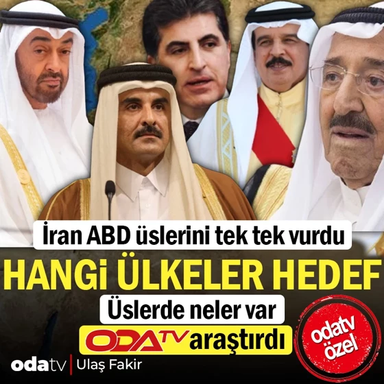 İran ABD üslerini tek tek vurdu... Hangi ülkeler hedef... Üslerde neler var