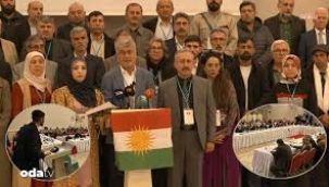 'Kürdistan' bayrağıyla ortaya çıktılar... Nedir bu 'Kürt Milli Platformu'