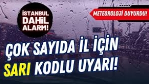 Meteoroloji’den 5 şehrimize sarı kodlu uyarı: AKOM'dan İstanbul açıklaması
