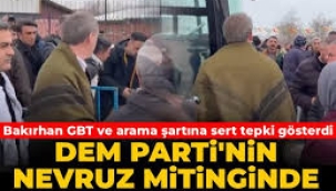 Nevruz kutlamalarında gerginlik: Bakırhan alanı terk etti