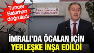Tuncer Bakırhan doğruladı: Öcalan için İmralı'da bir yapı inşa edildi