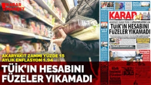 Akaryakıt zammı yüzde 15 aylık enflasyon 1.94: TÜİK'in hesabını füzeler yıkamadı