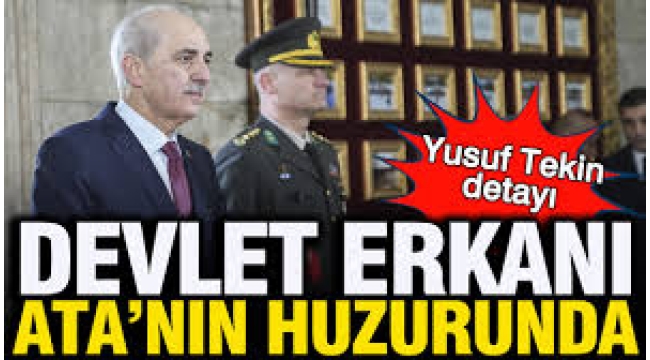 Devlet erkanı Atatürk'ün huzurunda...