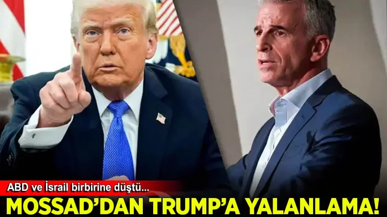  İran rejimi ABD ve İsrail'i birbirine düşürdü! Mossad'dan Trump'a yalanlama