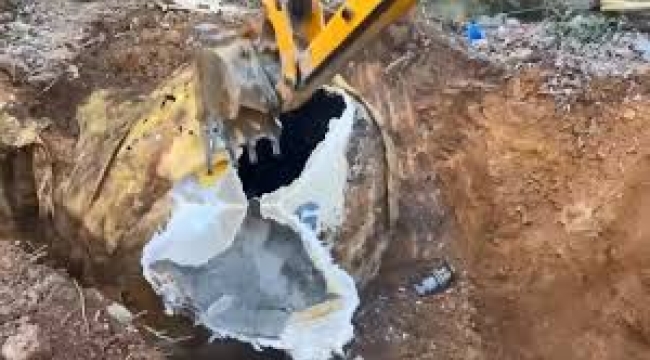 İstanbul'da toprağın altına gömülü cephane ortaya çıktı! Türkiye tarihinde bir ilk