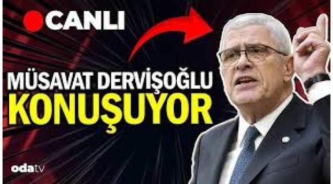 İYİ Parti lideri Müsavat Dervişoğlu grup toplantısında konuşuyor.