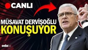 İYİ Parti lideri Müsavat Dervişoğlu grup toplantısında konuşuyor.