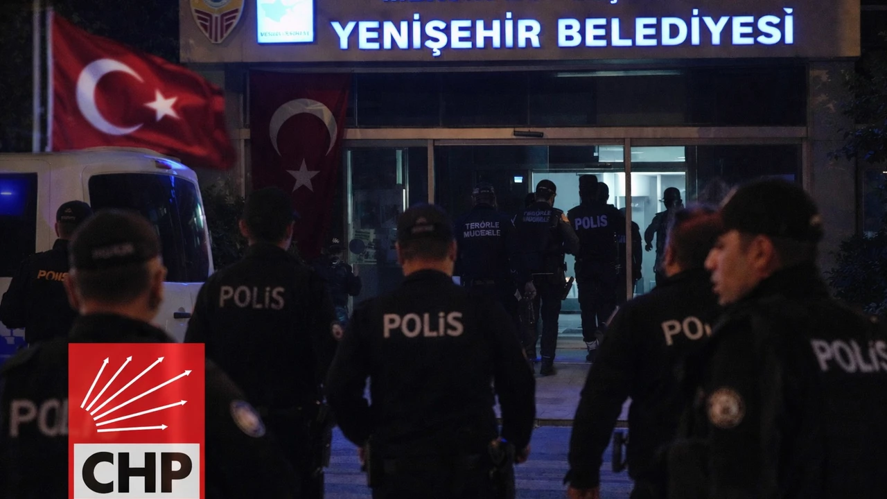 Mersin Yenişehir Belediyesi'ne şafak operasyonu! CHP'li belediyeye baskın