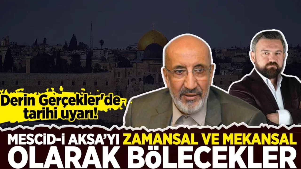 Mescid-i Aksa'yı zamansal ve mekansal olarak bölecekler!