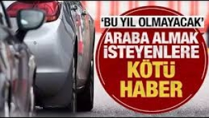 Sıfır araç almak hayal olmayabilir! 