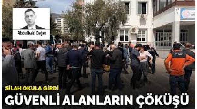Silah okula girdi: Güvenli alanların çöküşü