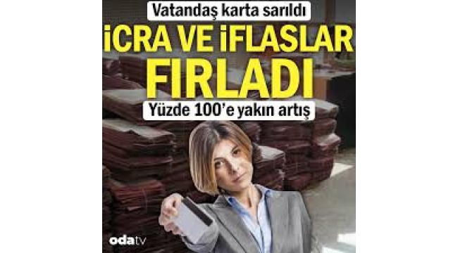 Vatandaş karta sarıldı... İcra ve iflaslar fırladı