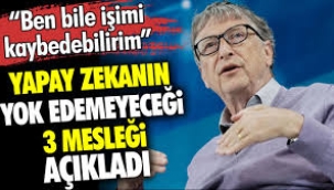 Yapay zekanın dokunamayacağı 3 meslek açıklandı! Kimse tahmin edemedi...