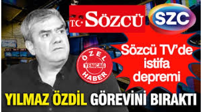  Yılmaz Özdil Sözcü'den istifa etti!
