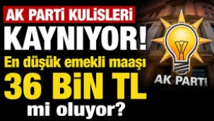 AK Parti kulisi hareketli: Emekli maaşı ve erken seçim masada