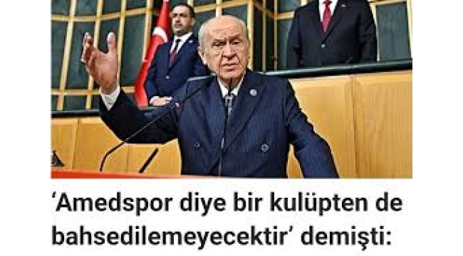 Bize göre Amed diye bir yer yoktur demişti