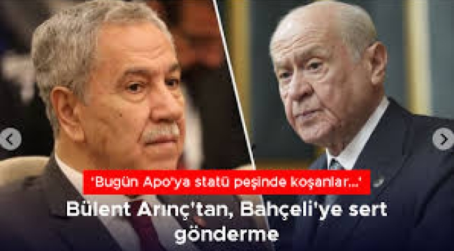 Bülent Arınç'tan Bahçeli'ye 15 Temmuz göndermesi: 