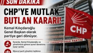 CHP'ye 'mutlak butlan' kararı